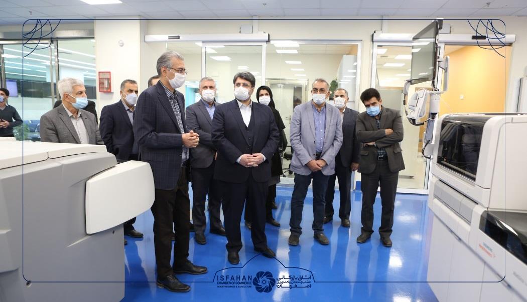 گزارش تصویری بازدید رئیس و اعضای هیات نمایندگان اتاق بازرگانی اصفهان از شهرک سلامت